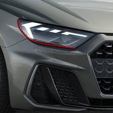 Devil Eye® Scheinwerfer Folie Stripe für A1 Tuning Zubehör Streifen Rot KX004