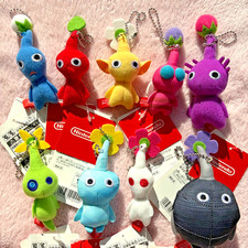 Pikmin Keychain Mascot All 9 types Complete set Stuffed Plush Doll Japan