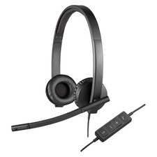 Logitech USB Headset Stereo H570e with Noise-Cancelling Microphone