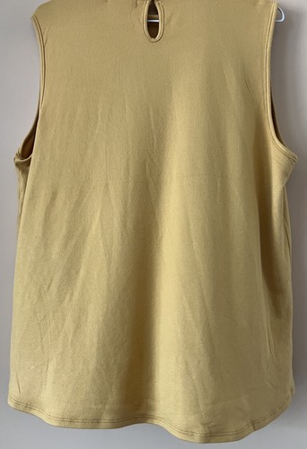 89th & Madison ärmelloses Tank Damen honiggold verziert Gr. XL neu mit Etikett - Bild 9 von 9
