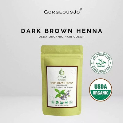 GORGEOUS JO   The Araya Natural Dark Brown Henna
