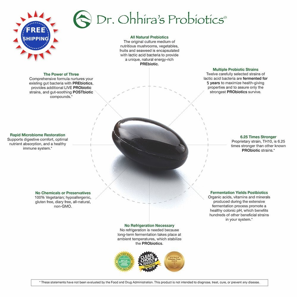 Probiotics 120 Capsules Dr. Ohhira s Professional Formula Essential Formulas thumbnail 3