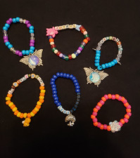 Kandi Festival Bracelets With Extra Charms