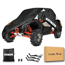 UTV Cover Waterproof Heavy Duty Oxford Cloth All Weather 2-3 Seater-Plus Black