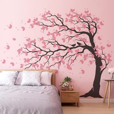 74.8x59 Inch Large Tree Wall Decals - Peel Stick Wall Stickers, DIY Removab...