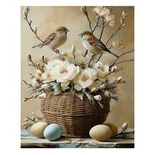 Birds Animals Paint by Numbers Kit for Adults Beginners DIY Art Craft Gift