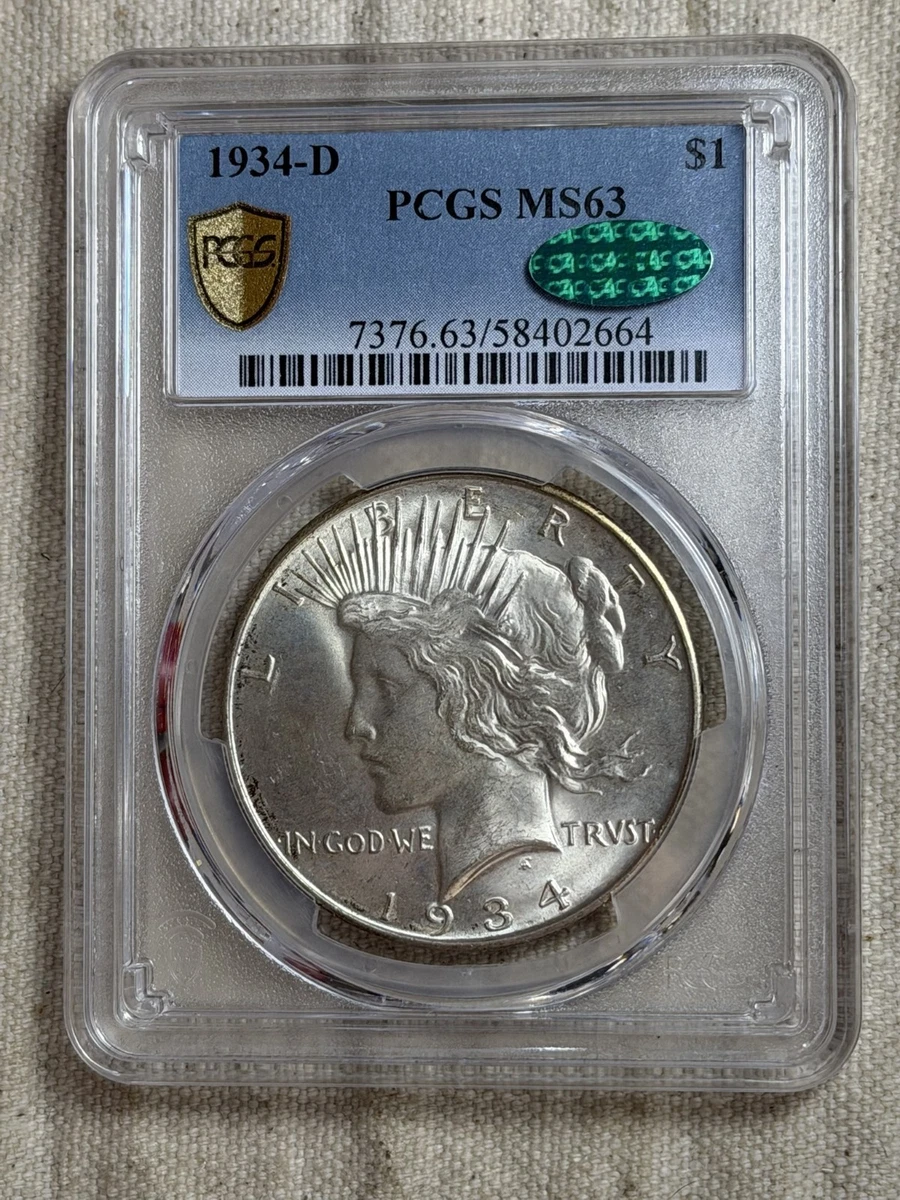 1934 Peace Dollars for sale | eBay