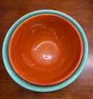 Vintage Pottery Ringware Bauer Design Mixing Bowls - Set of 2 Unmarked #12 & #18