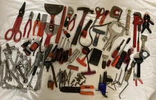 Mixed lot of Hand Tools Carpenter Plumbing Mechanic Screwdrivers Wrenches Pliers