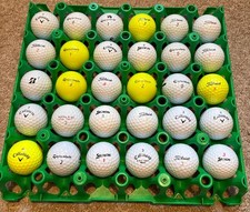 30 x Premium Brands Golf Balls TITLEIST CALLAWAY TAYLORMADE Grade A - Free P&P