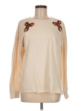Unbranded Women Ivory Sweatshirt M