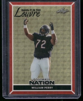 2025 Leaf Football Nation Lava Gold #HB-39 William Perry#/1