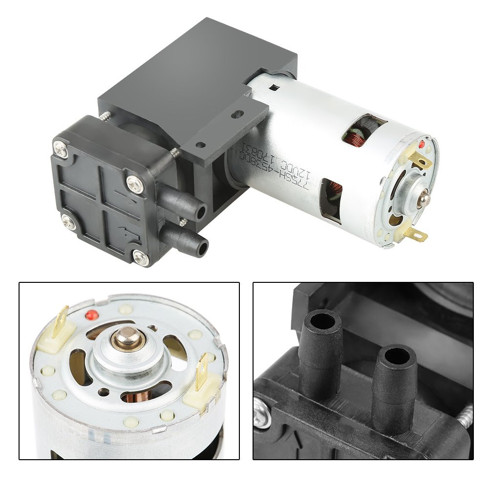 Pompe à vide mini oilless DC12V 42W avec débit compact de 40L par min - 3