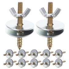 30 Set Bird Cage Fitting Screw Kit with Washer Retaining Nuts DIY Mounting