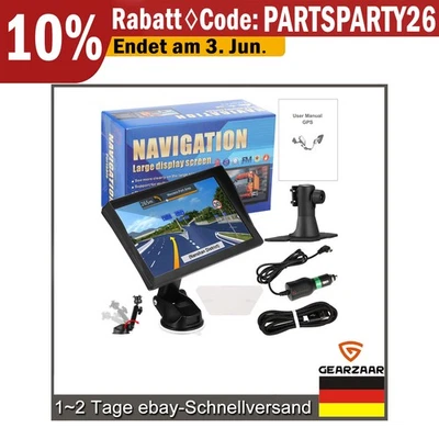 Navi Navigationsgerät Auto LKW PKW 8G+256MB 9 Zoll Navigation GPS-Navigation - Bild 1 von 4
