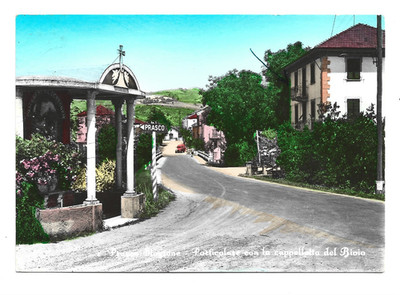 PRASCO STATION Alexandria - Chapelletta del Bivio - era colors - Vg. 1963