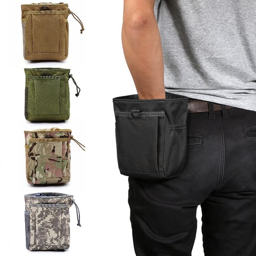 Taktische Kordelzug Klettern Aufbewahrungstasche Molle Militär Outdoor Utility Munitionstasche - Bild 12 von 19