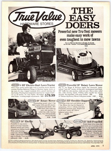 true value lawn mowers