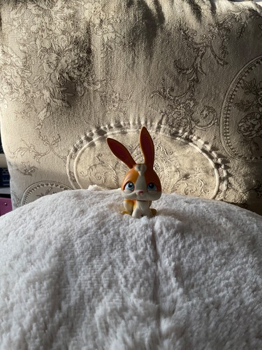 Littlest Pet Shop LPS # 75 Bunny Rabbit Lapin blanc et orange | eBay