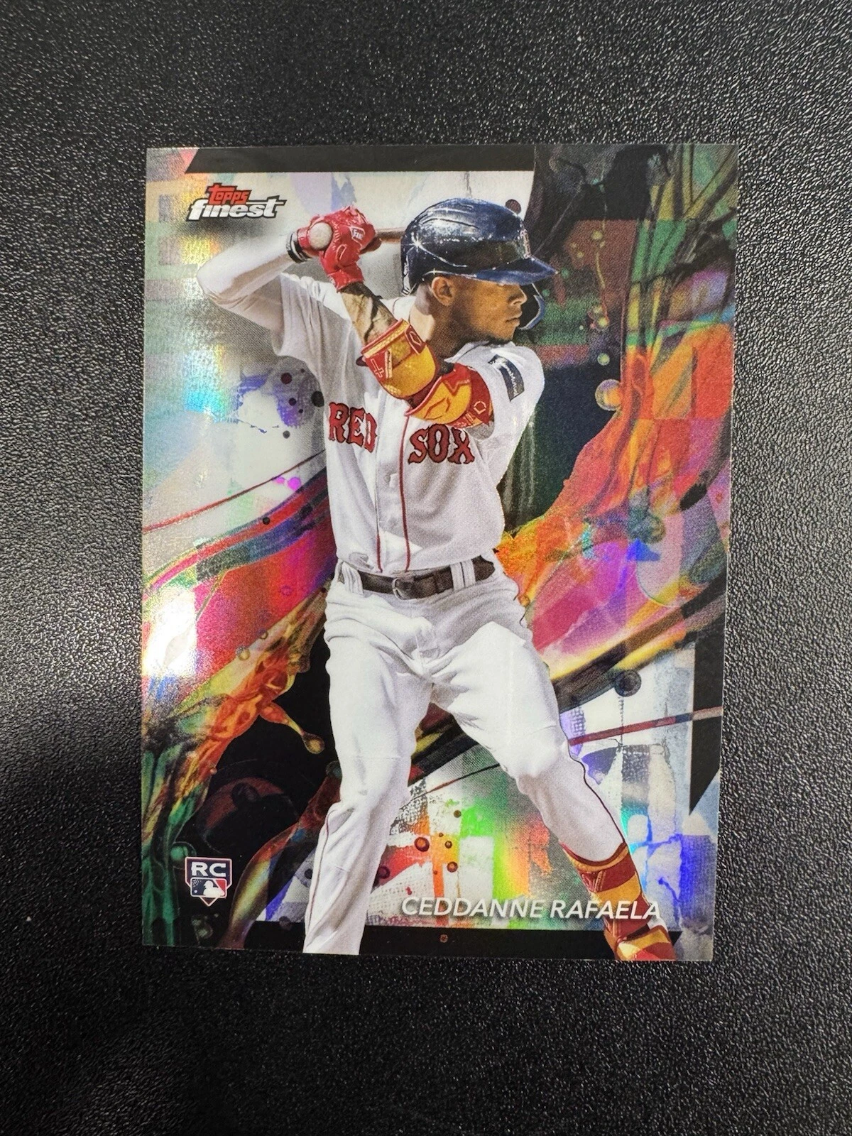 2024 Topps Finest - Common Refractor #18 Ceddanne Rafaela (RC)