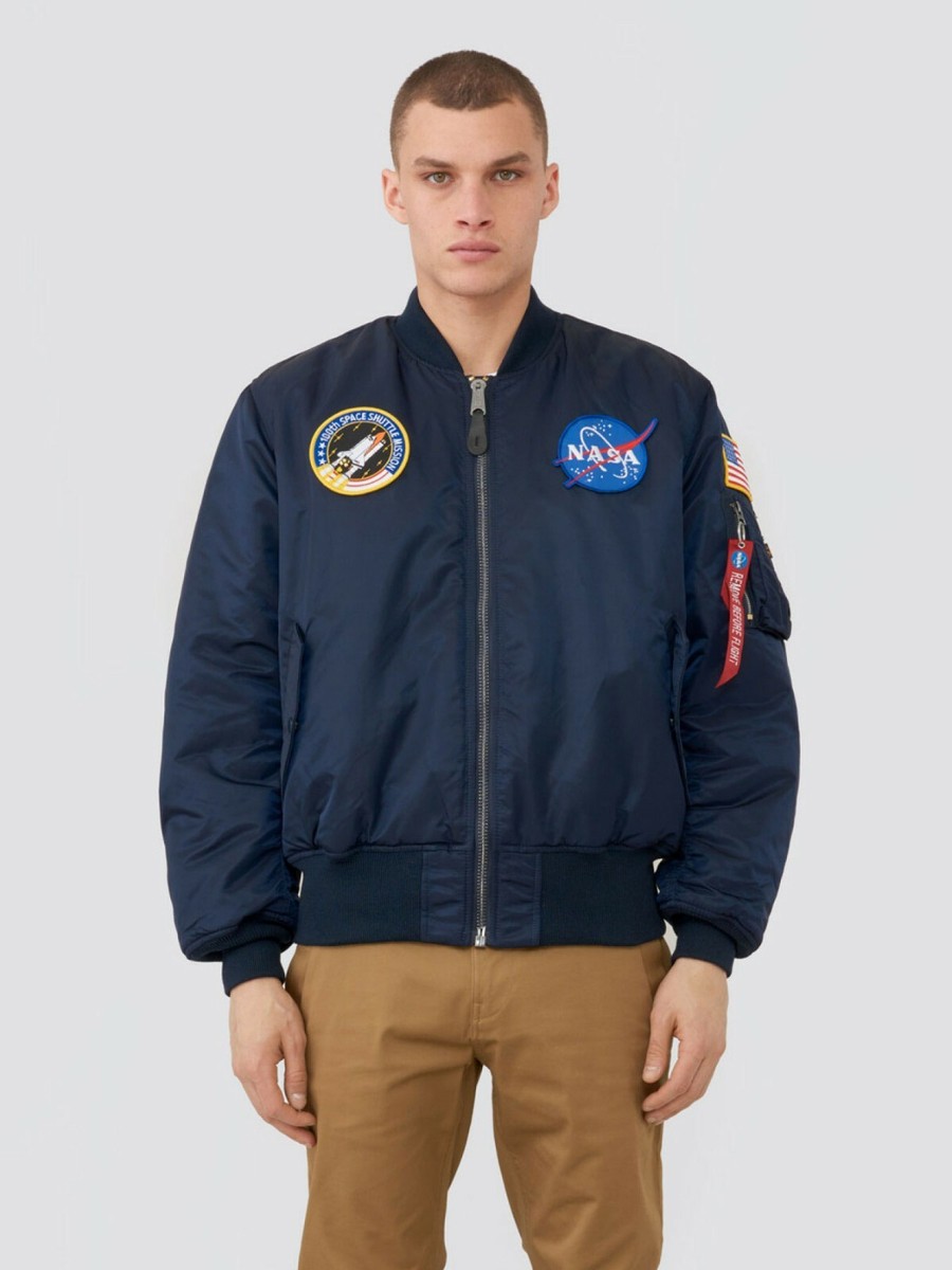 ALPHA INDUSTRIES MA-1 NASA FLIGHT JACKET NYLON MJM21093C1 | eBay