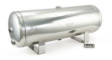 Stainless Steel 5-gallon 6-port Air Tank For Train Horns Onboard Air Systems