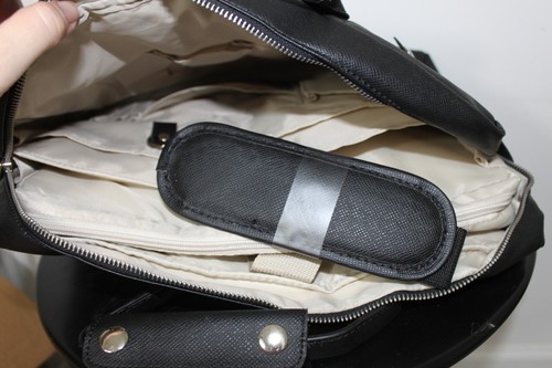 DENALI LAPTOP BRIEFCASE Black Padded 15.4" Travel Commute Business Computer Men - 第 5/7 張圖片