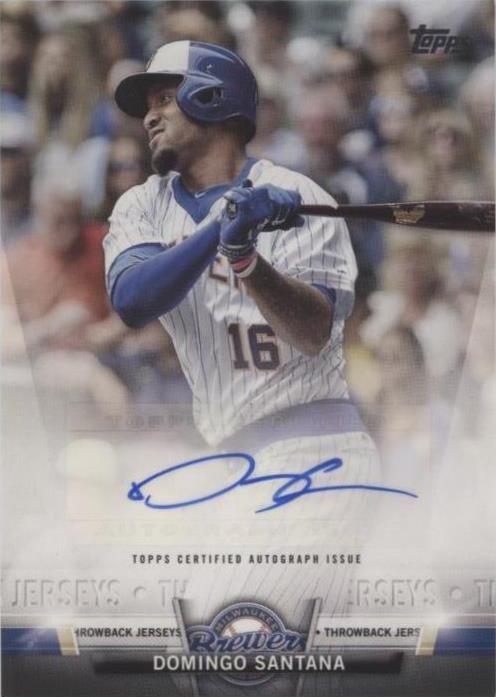 2018 Topps - Domingo Santana #SA-DS - 1 of 1