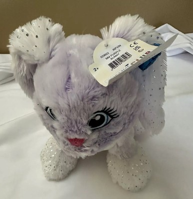 Build A Bear Workshop Purple Bunny Rabbit Sparkle Plush Stuffed NEW