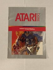 Atari 2600 Real sports Football Manual Instruction booklet MANUAL ONLY 1982
