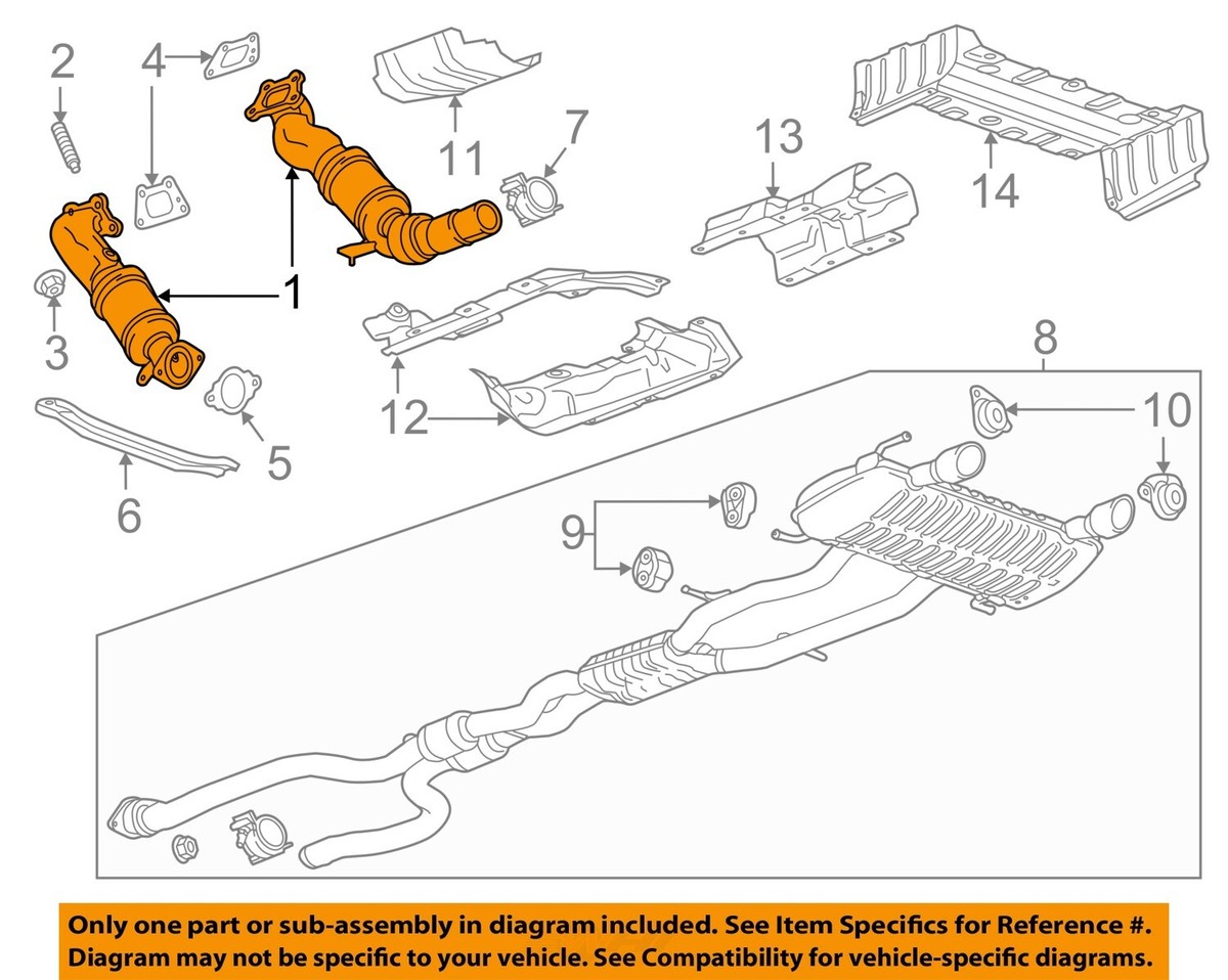GM OEM 16-23 Camaro Exhaust System Exhaust Components-Catalytic