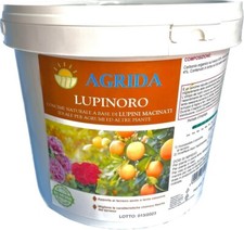 LUPINI Macinati CONCIME NATURALE BIOLOGICO agrumi acidofile PIANTE FIORI ECc