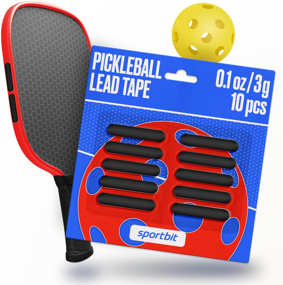 Pickleball Paddle Lead Tape – Pre-Weighted 3g Strips for Power, Spin & Control