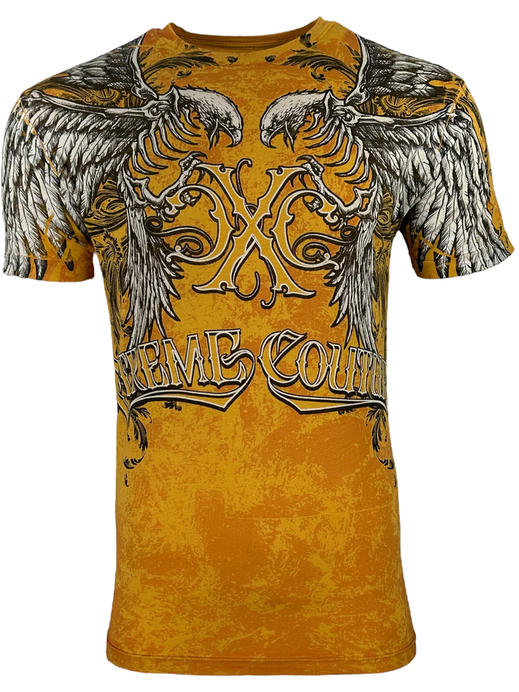 Xtreme Couture By Affliction Men's T-shirt Tutanka Wings S-5XL