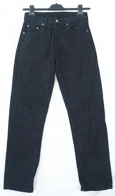 Vintage Levi's 517 Black Denim Straight Leg Jeans High Rise W30 Vintage Levi's 517 Black Denim Straight Leg Jeans High Rise W30