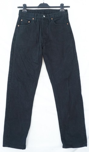 Levi's 501-0165 Black Denim Straight Denim Pants, Men's, Size W30 cotton black type Vintage Second Hand