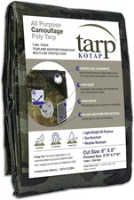 Durable Poly Tarp 5.6x7.6 ft - Waterproof, All-Purpose Cover with Grommets ⚡