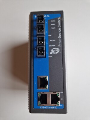 MOXA EDS-405A-MM-SC 12-45V DC EtherDevice Switch (gebraucht)