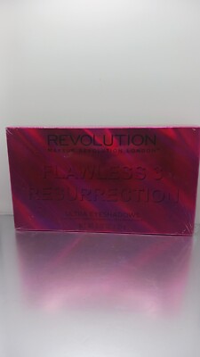 Makeup Revolution Eyeshadow Palette Flawless 3 Resurrection Nude Grey Brown New 