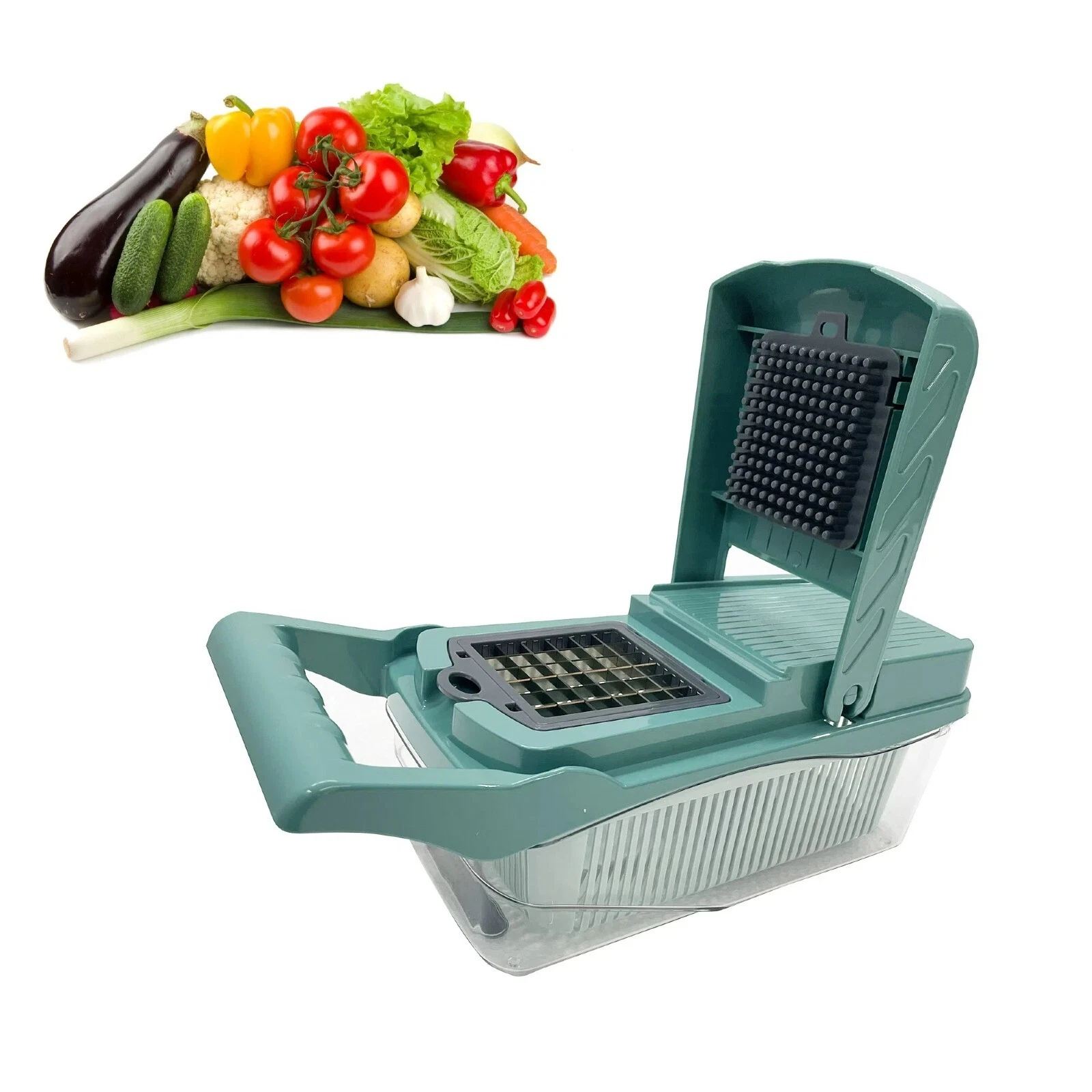 Vegetable Cutter Shredder Hand Guard Potato Shredder and Slicer 16-piece Set