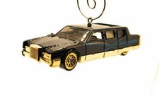 Limousine Limo Christmas Ornament 1:64 Black