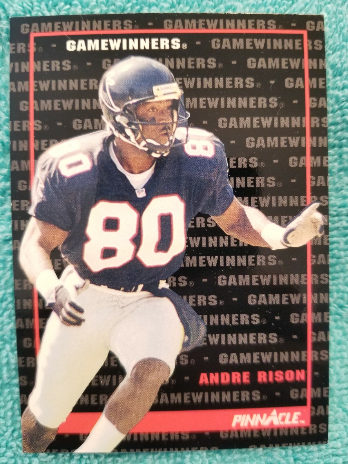 1992 PINNACLE ANDRE RISON GAME WINNERS #335 ATLANTA FALCONS