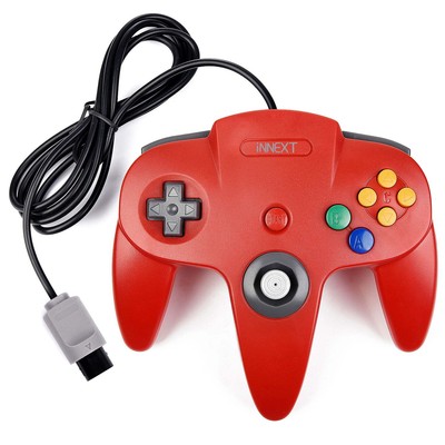 Rot Gamepad Wired Controller Compatible with Nintendo N64 Video Game Console
