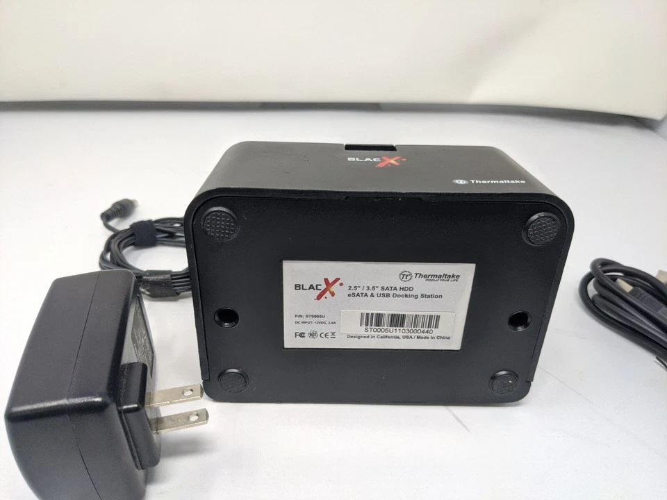 Thermaltake ST0005U BlacX SATA HDD Docking Station - Image 3 of 3