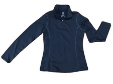 NWOT Spyder Pullover Sweatshirt Women  s Medium 1/4 Zip Dark Gray Polyester