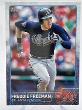 2015 Topps Freddie Freeman Baseball Card #73 Mint FREE SHIPPING