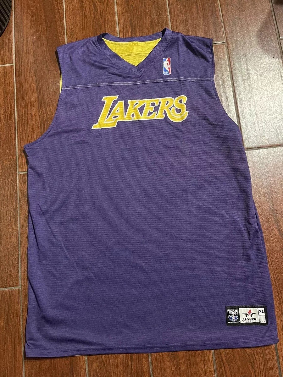 Men's Size XL NBA LA Lakers #40 Reversible Practice Jersey