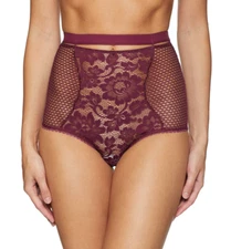 ELSE Magenta Petunia High Waist Sporty Brief Women's Underwear Size XL L120724