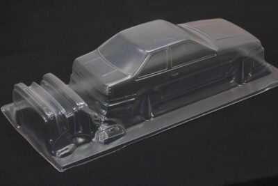 最終値下げ！10/1.TOYOTA.AE86のボディー！ RC 1/10 Toyota AE86 Corolla Levin 3DR Clear Body Set
