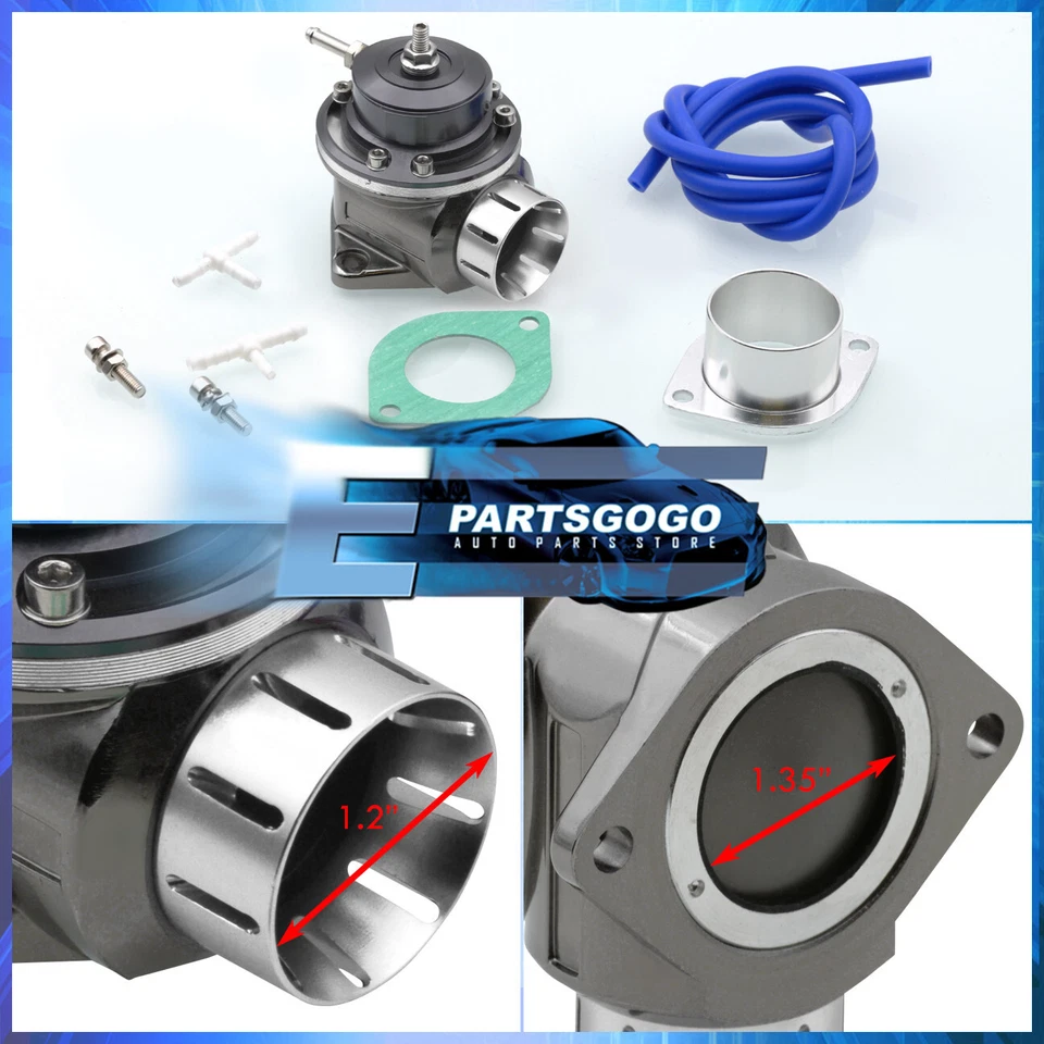 For Cadillac 40mm Adjustable Psi Boost Turbo Blow Off Valve Bov Kit Chr Foto 2 de 4